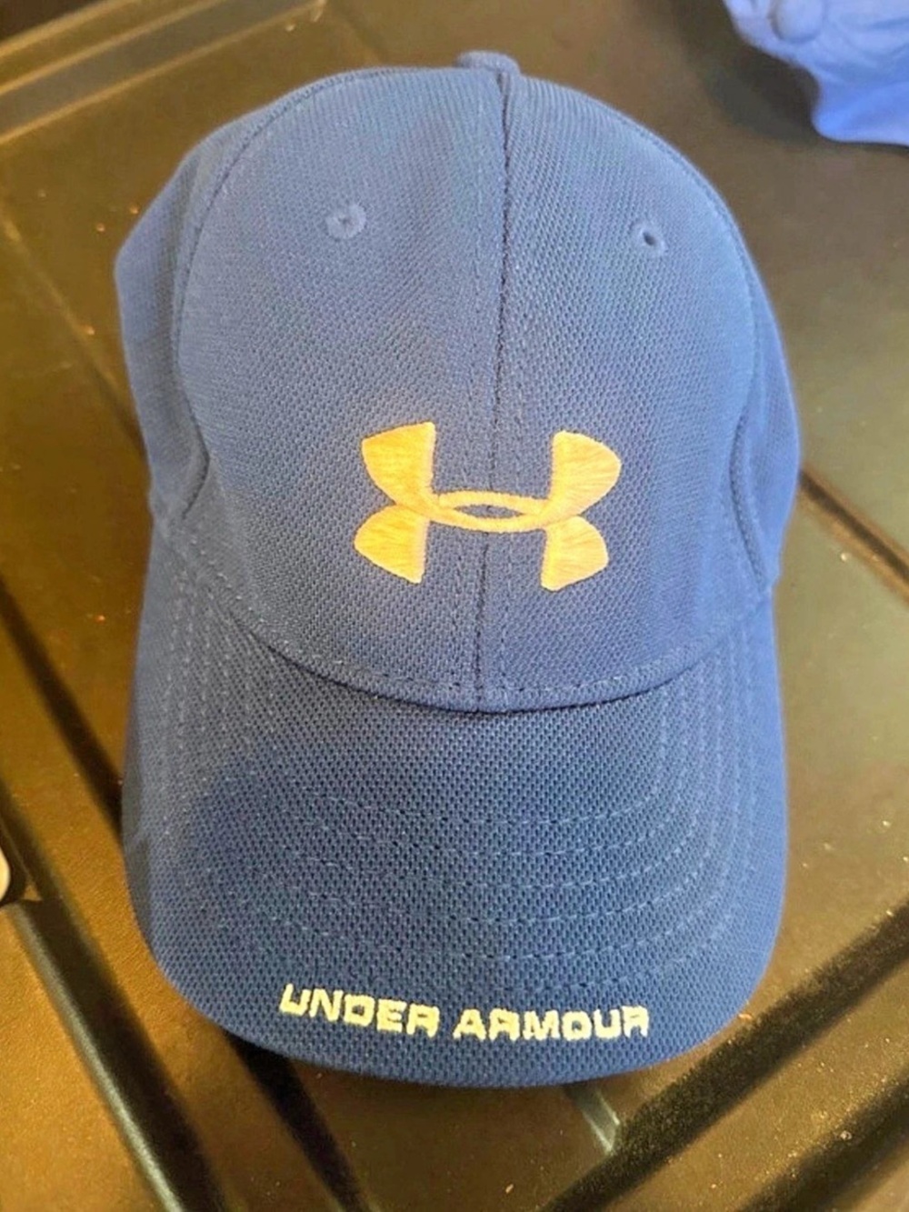 Under Armour Blitzing Adjustable Hat Blue & Yellow